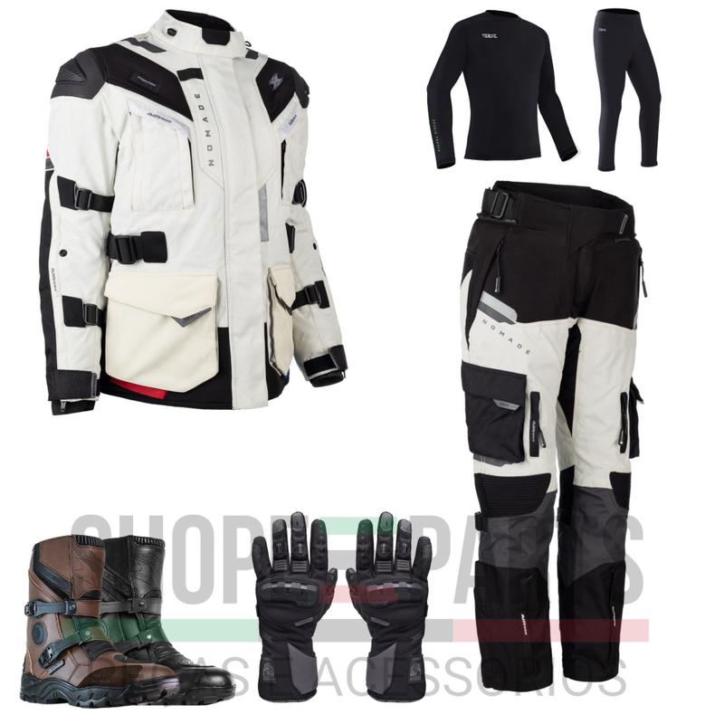 Conjunto Texx Nomade Jaqueta Calça + Bota Adventure Short V2 +Luva
